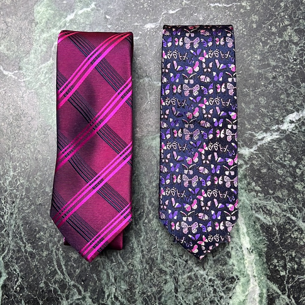 COTON DEUX 100% silk ties - Picture 1 of 9